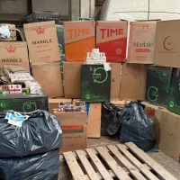 Incautan más de 500 mil cigarrillos de contrabando en feria de 8 de Octubre