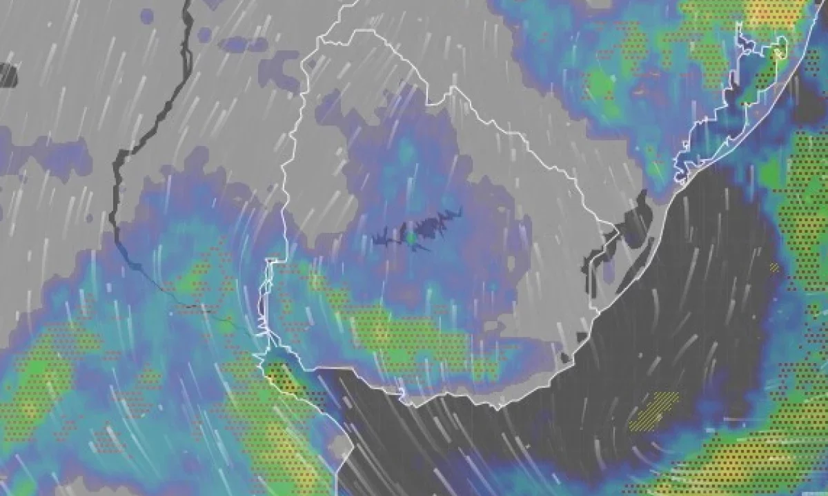 Inumet y expertos alertan por vientos fuertes y lluvias en la costa de Uruguay